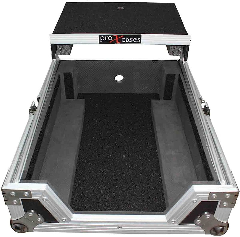 PRO-X- XS-M12LT - ProX XS-M12LT Mixer ATA Flight Hard Case For Large Format 12 Universal Dj Mixer With Laptop Shelf