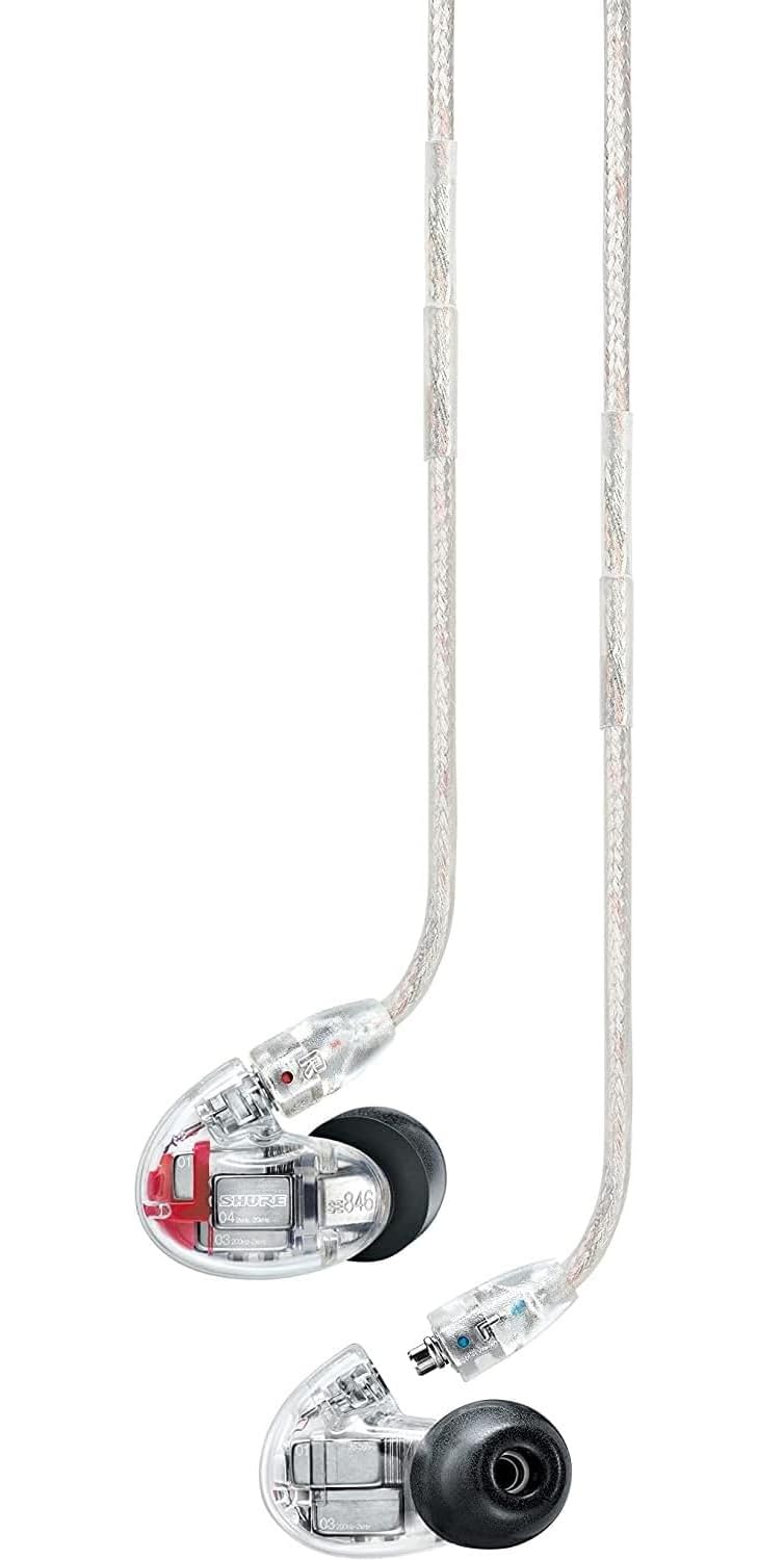 Shure SE846G2CL Monitor Earphone - Sound Isolating Earphones - Clear