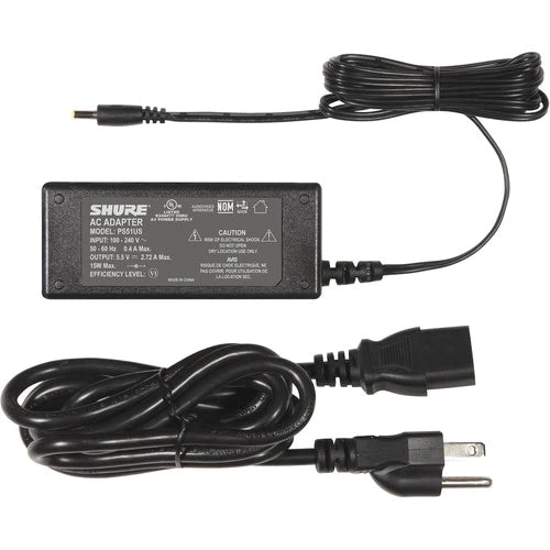 Shure PS51US Power Supply - Shure PS51US 15 VDC AC Adapter for Select Chargers