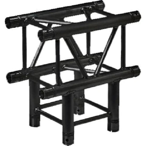 Global Truss F34-SQ-4129-BLACK GTR Square Truss - Global Truss F34-Sq-4129 Black 3-Way 90Deg T-Junction