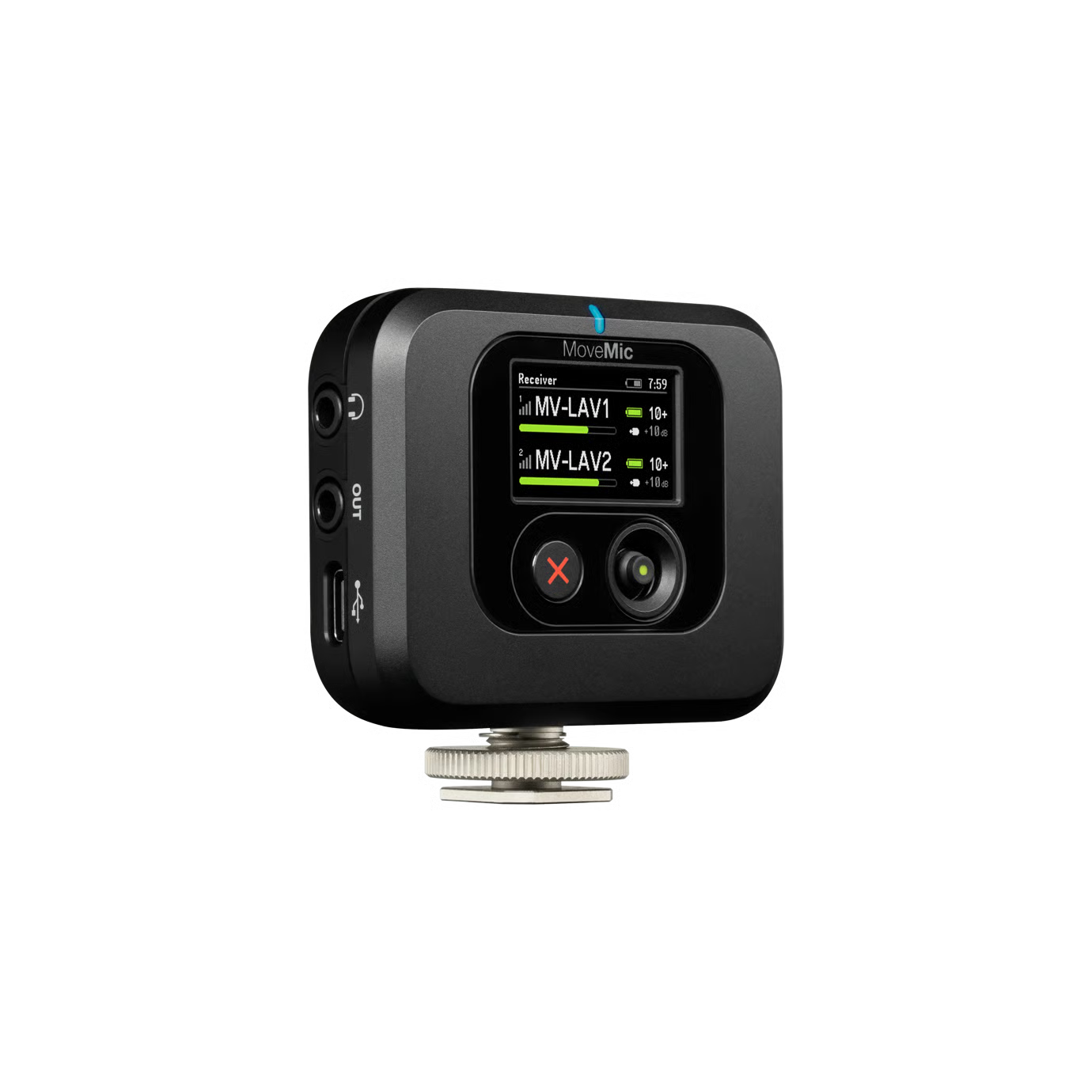 SHURE MV-TWO KIT-Z7 - Two-Channel Wireless Lavalier Microphone System With Receiver