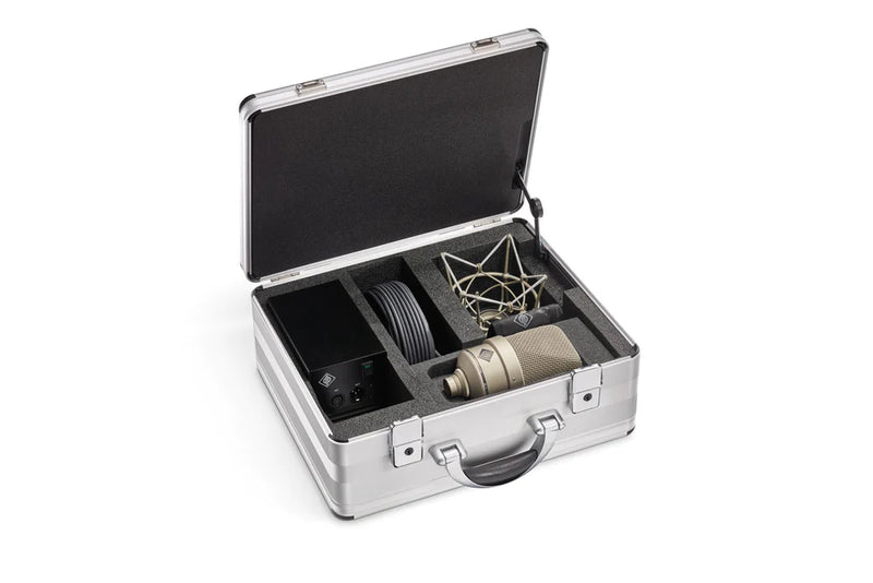 Neumann M 150-TUBE-SET-US Omni tube mic with titanium sphere-mounted K 33 capsule, includes N 149 Vintage, EA 170, KT 8 and case - Neumann M 150 SET TUBE US Tube Microphone