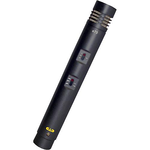 CAD AUDIO E70 Cond Mic w/Cardioid&OmniCaps Small Diaphragm - CAD E70 Modular Dual-Capsule Condenser Microphone