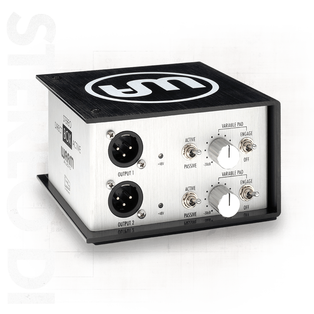 WARM WA-DI-A2 - Transformer-Balanced Stereo Active DI