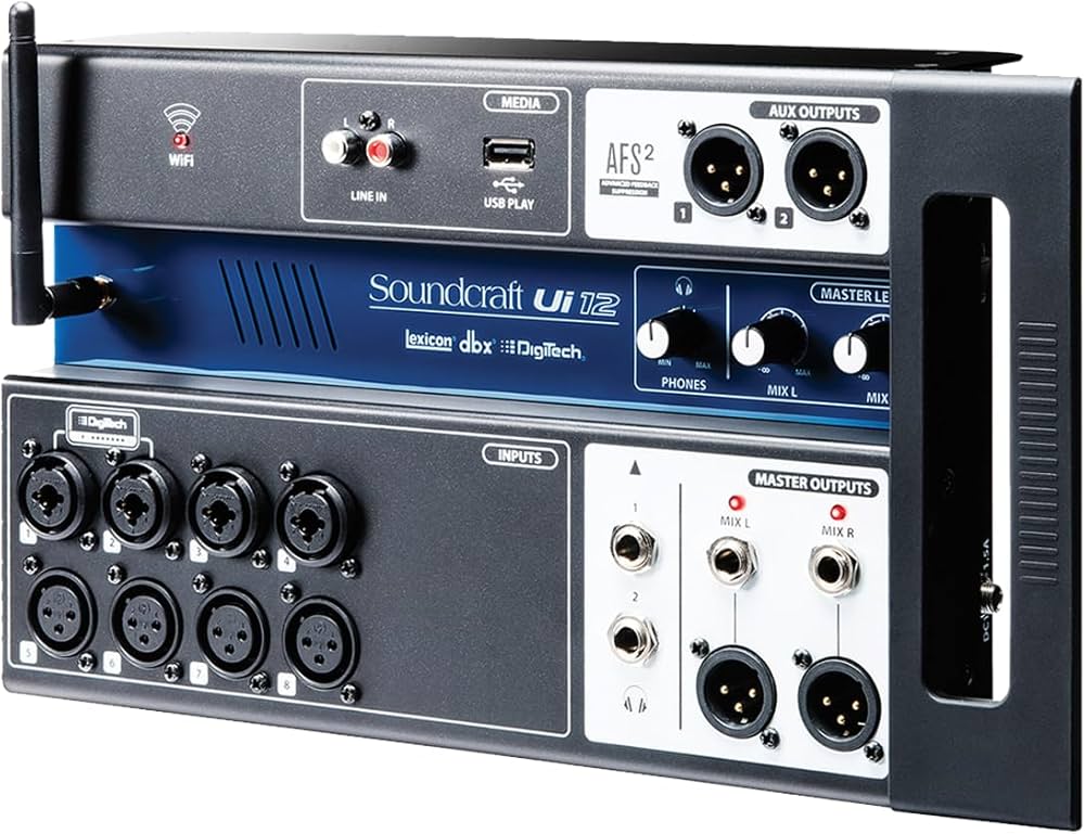 SOUNDCRAFT UI-12 - 12 Channel digital (wifi) mixer