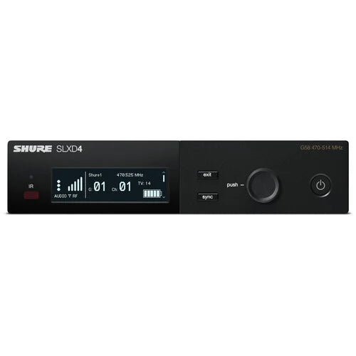 Shure SLXD124/85-H55 Wireless Combo System - Shure SLXD124/85 Digital Wireless Combo Microphone System (H55: 514 to 558 MHz)