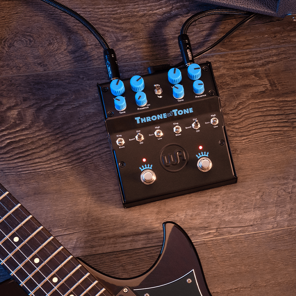 WARM WA-TOT - Throne of Tone Dual-Sided British-Amp-Inspired Overdrive Pedal