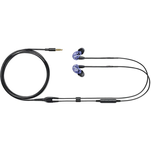 Shure SE215SPE-PL Monitor Earphone - Shure SE215 Pro Special Edition Sound-Isolating Earphones (Purple)