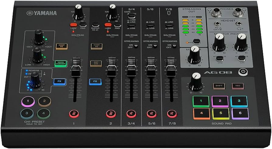 YAMAHA AG08 - Live Streaming Mixer