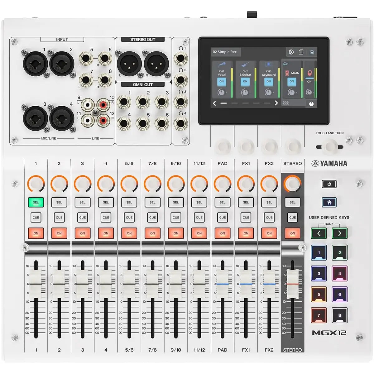 YAMAHA MGX12 - 18-Channel Digital Mixing Console