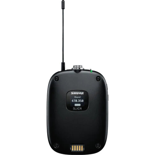 Shure SLXD14D-H55 Wireless Instrument System - Shure SLXD14D Dual-Channel Digital Wireless Guitar System (H55: 514 to 558 MHz)