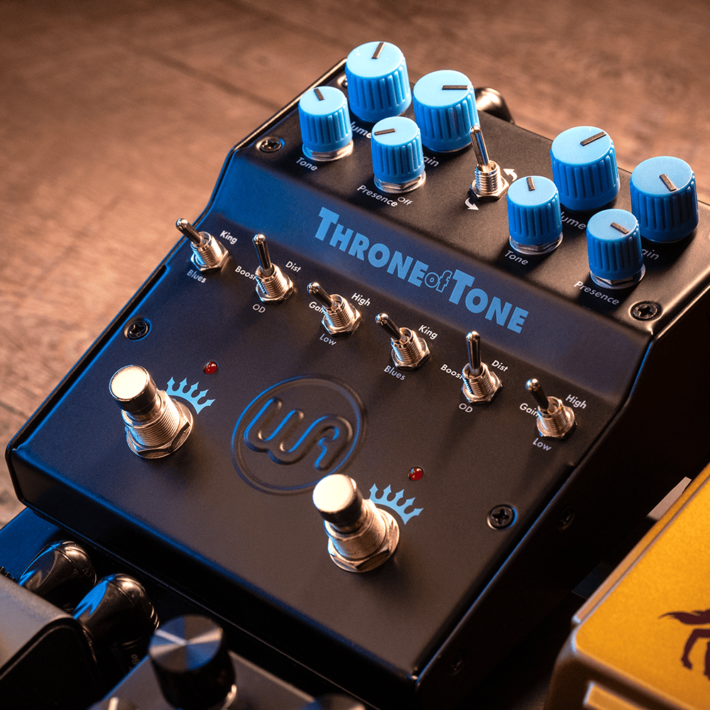 WARM WA-TOT - Throne of Tone Dual-Sided British-Amp-Inspired Overdrive Pedal