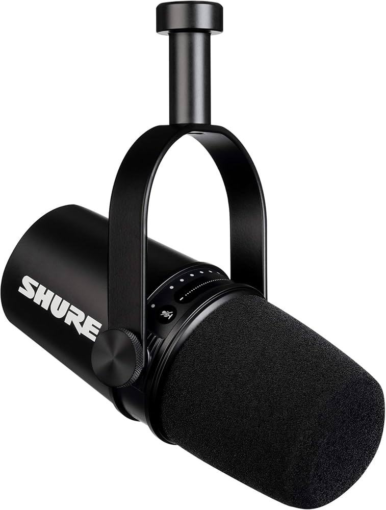 SHURE MV7-USB & XLR PodCast Microphone