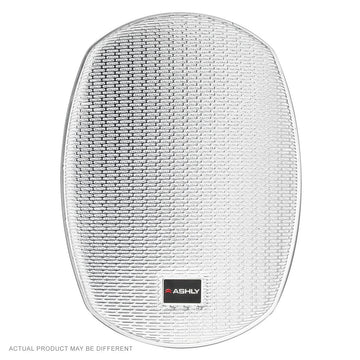 ASHLY AW5.2TW - Ashly AW5.2TW All Weather Speaker (pair) - 50W/30W at 8 Ohms/70 Volt, -10dB at 80Hz (White)