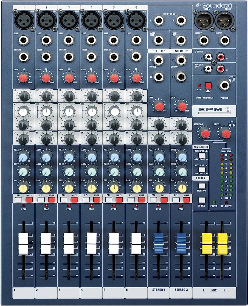 SOUNDCRAFT EPM6 - Console 6 inputs