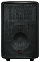 Galaxy Audio TQ8-0000 QUEST BATTERY POWERED 8" SPEAKER : 8" woofer, 1" comp driver, built in handle, 150 watts,(2) mic/line inputs, aux input, media player, battery powered,  speaker stand socket, 17.25" x 10.5" x 11.5", 18.85lbs