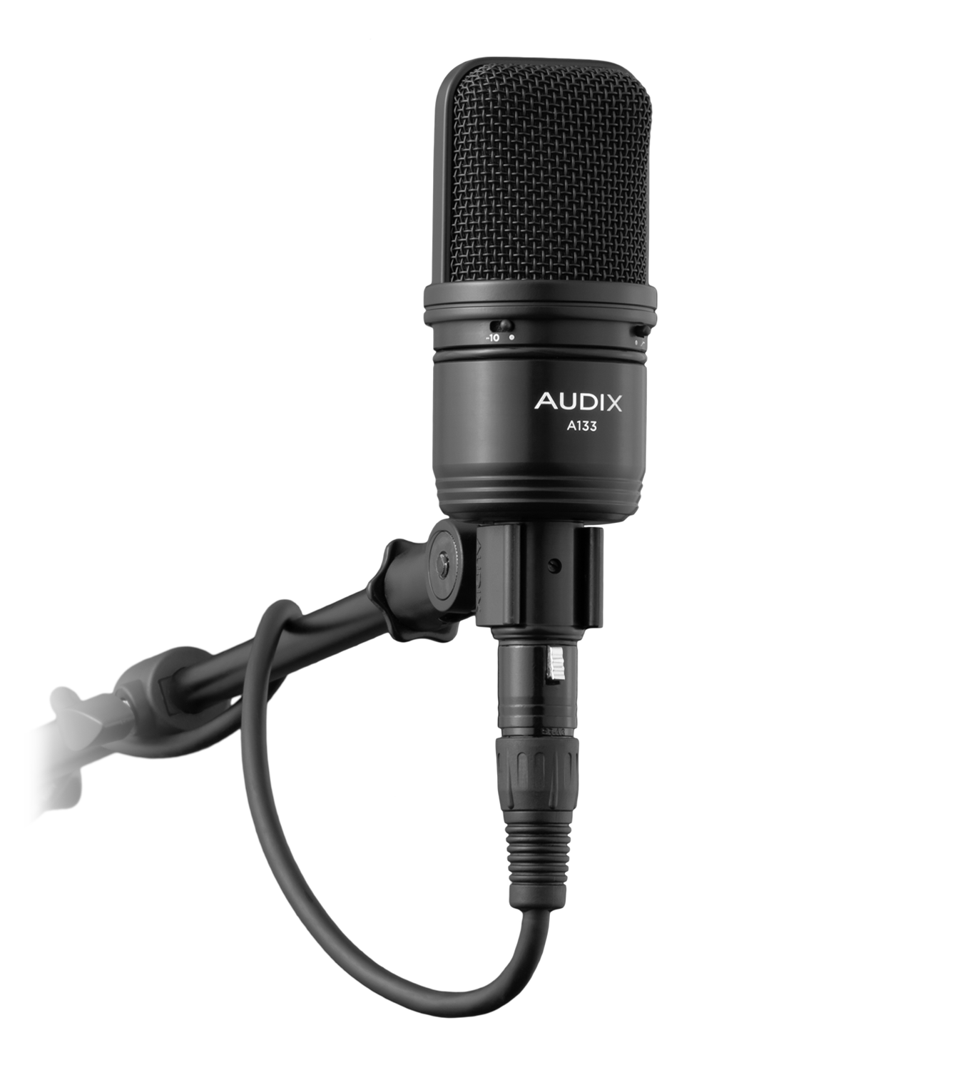 AUDIX A133 - Audix A133 Studio Electret Condenser Microphone w/ Pad & Roll-off.