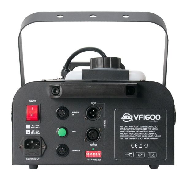 Eliminator VF1600-EP (Open box) 1650W mobile DMX Fog Machine