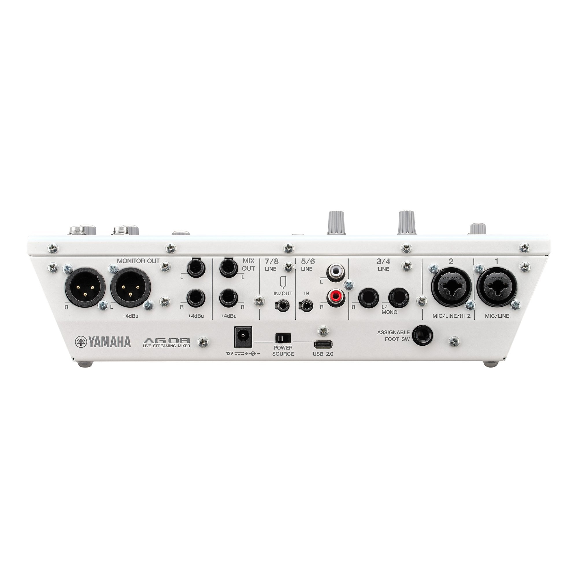 YAMAHA AG08W (WHITE)  - Live Streaming Mixer