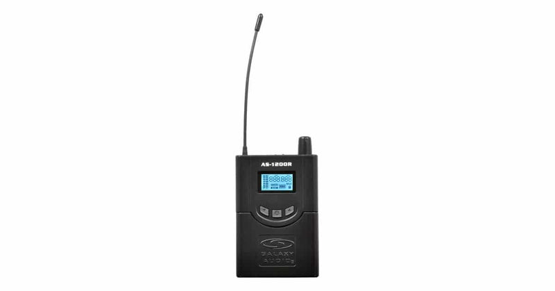 Galaxy Audio AS-1200D - AS-1200 210 Channel Stereo Wireless Personal In-Ear Monitor System