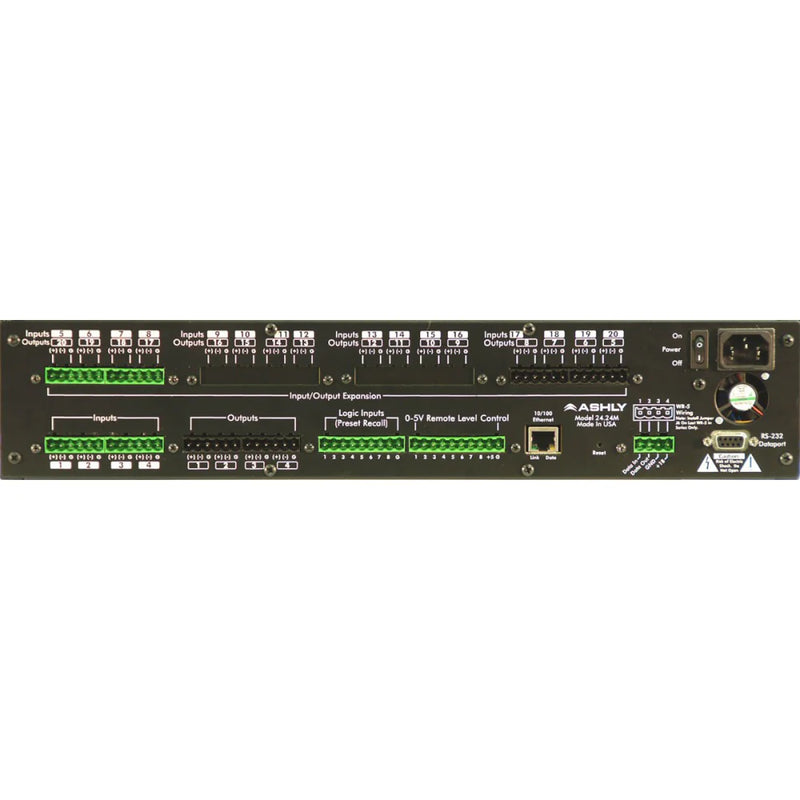 ASHLY ne24.24M 8x12 Logic - Ashly NE24.24M 8x12 LOGIC Audio Matrix Processor