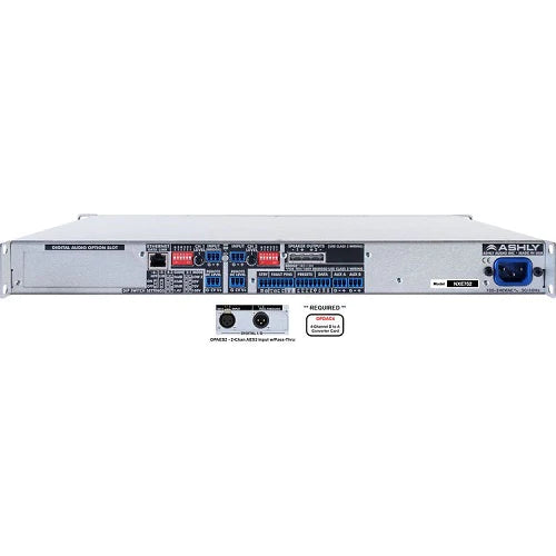 nX754 - Ashly NX754 1U 4-Channel Multi-Mode Network Power Amplifier