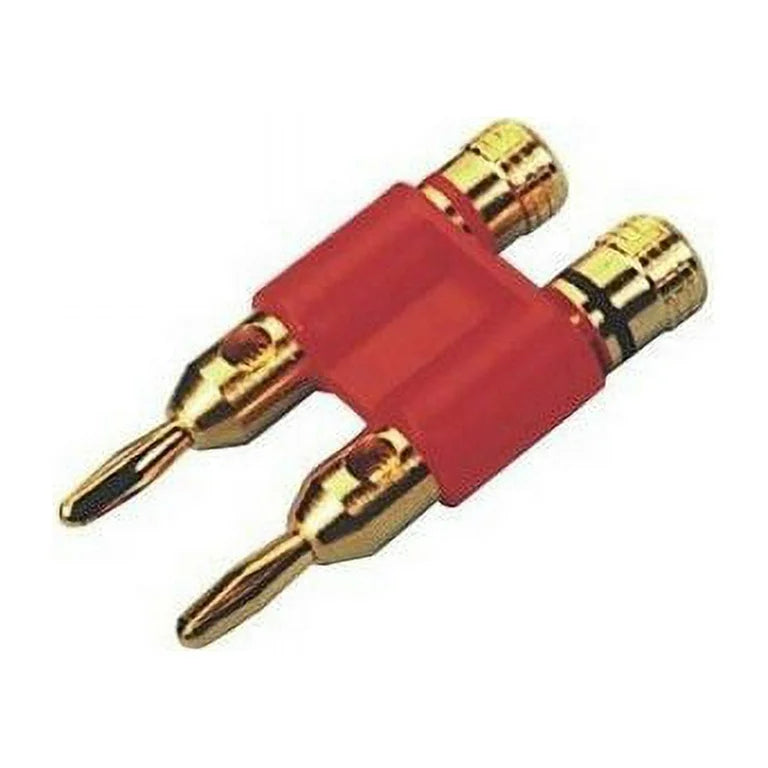 PRO-X- XC-BB260-PK - ProX XC-BB260-PK Pair of Black Red Banana Speaker Connector Plugs Thumb Screw Fastening Mounts