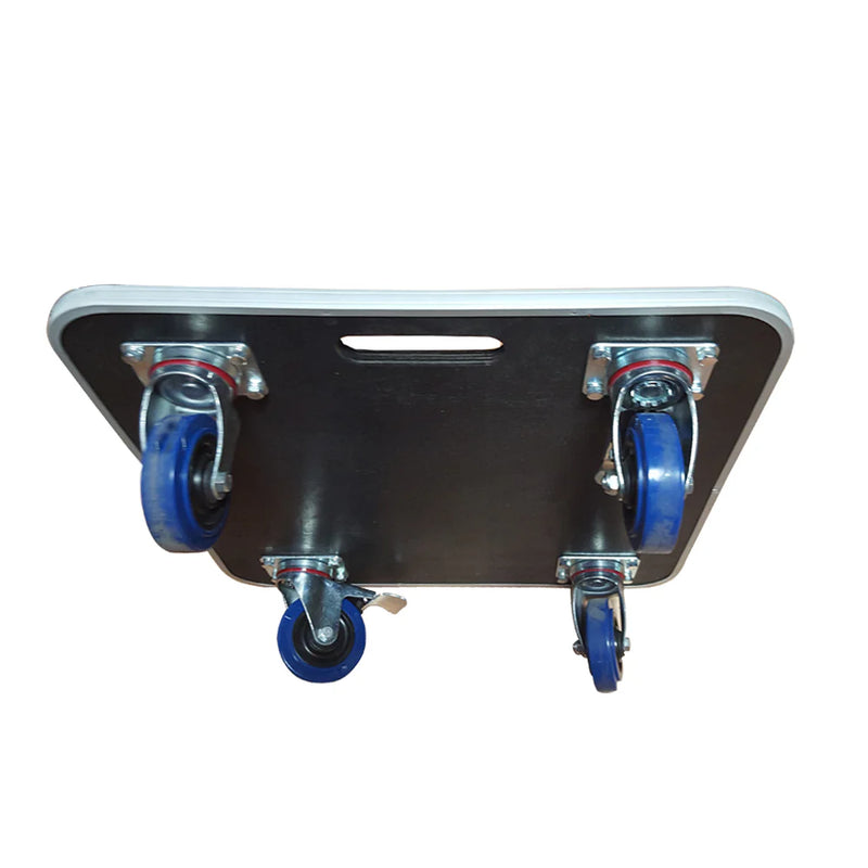 PRO-X- X-CASTER-BoardX2 - ProX X-CASTER-Board Caster Board With 4" Blue Wheels