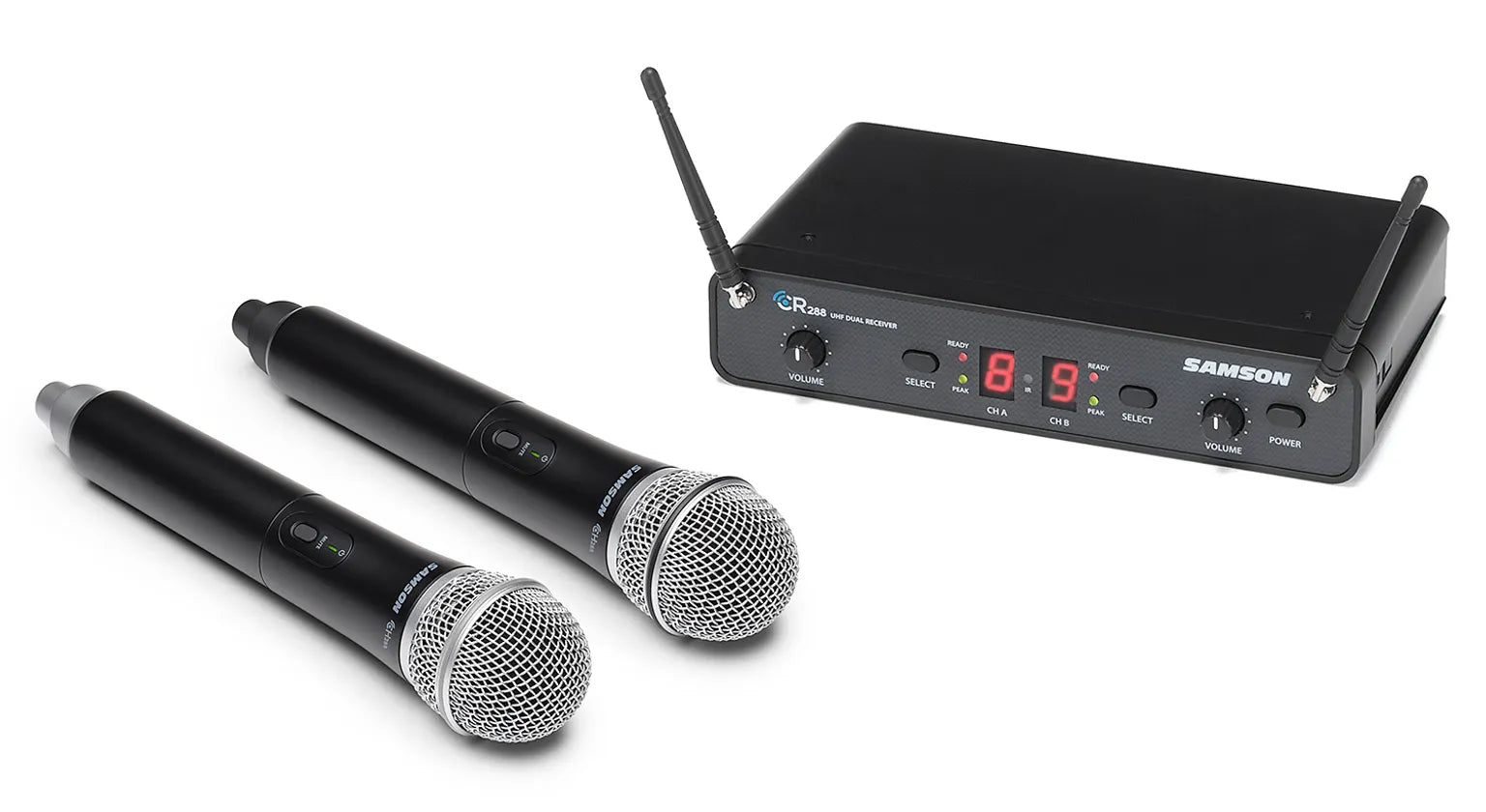 SAMSON CONCERT288 - Handheld Dual-Channel UHF Wireless System
