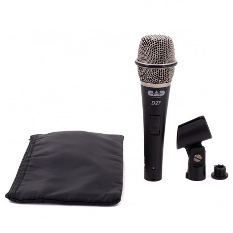 CAD AUDIO D27 Supercardioid Dynamic Mic w.SW - CAD D27 Supercardioid Dynamic Microphone with Switch