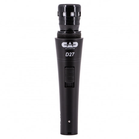 CAD AUDIO D27 Supercardioid Dynamic Mic w.SW - CAD D27 Supercardioid Dynamic Microphone with Switch