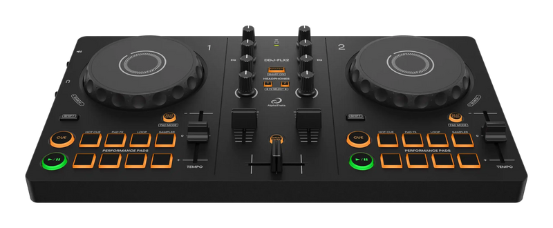 ALPHA TETA  DDJ-FLX2 - Compact 2-Channel DJ Serato  - rekordbox controller.