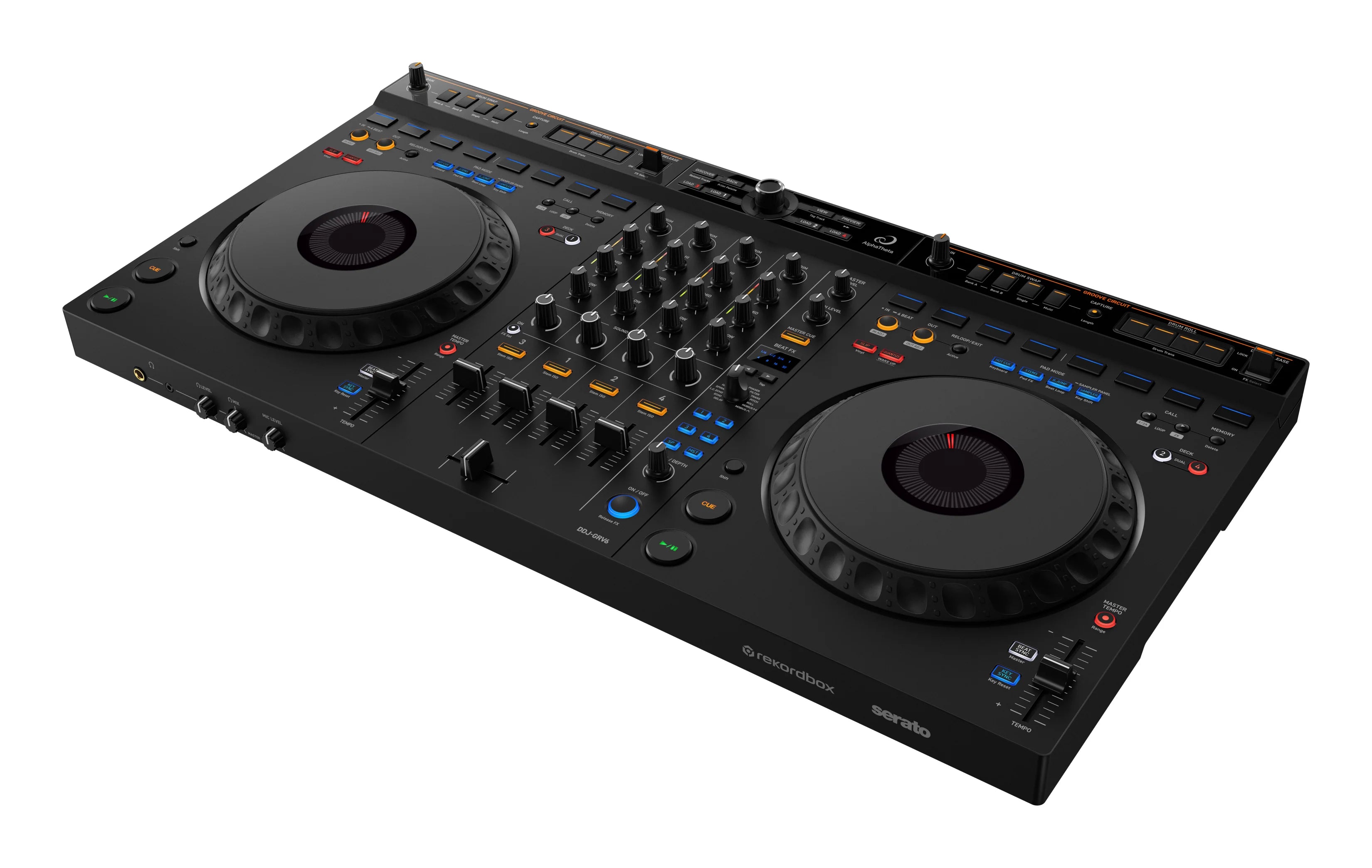 AlphaTheta DDJ-GRV6 - 4-Channel DJ Controller for Rekordbox & Serato DJ Pro