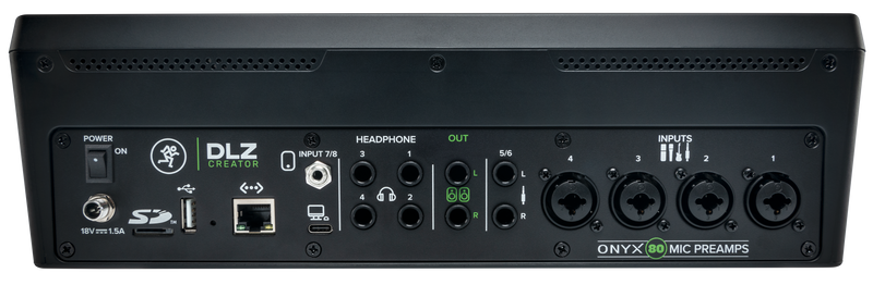 MACKIE DLZ CREATOR - ADAPTIVE DIGITAL MIXER FOR PODCASTING AND STREAMING