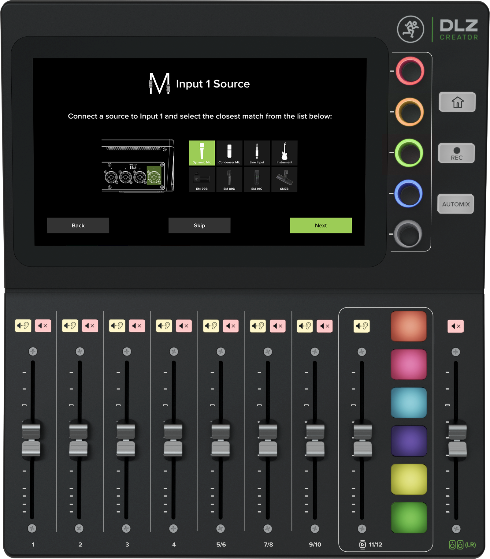 MACKIE DLZ CREATOR - ADAPTIVE DIGITAL MIXER FOR PODCASTING AND STREAMING