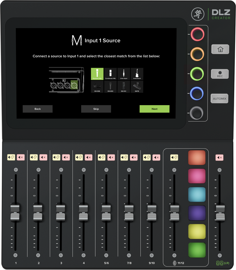 MACKIE DLZ CREATOR - ADAPTIVE DIGITAL MIXER FOR PODCASTING AND STREAMING