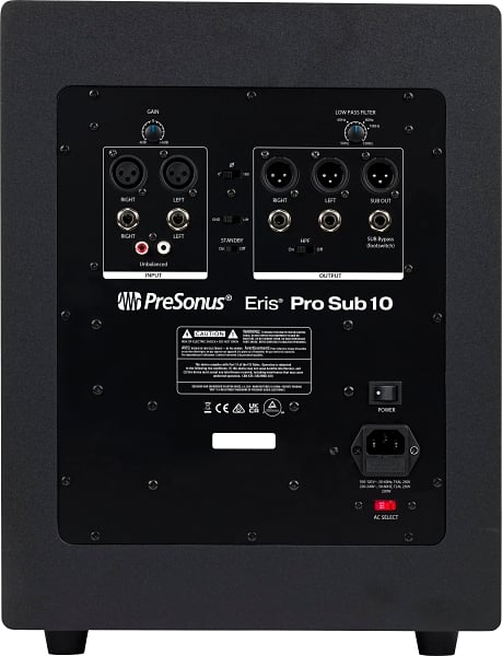 PRESONUS ERIS-PRO SUB 10 - 10-inch, Active, Front-Firing Studio Subwoofer