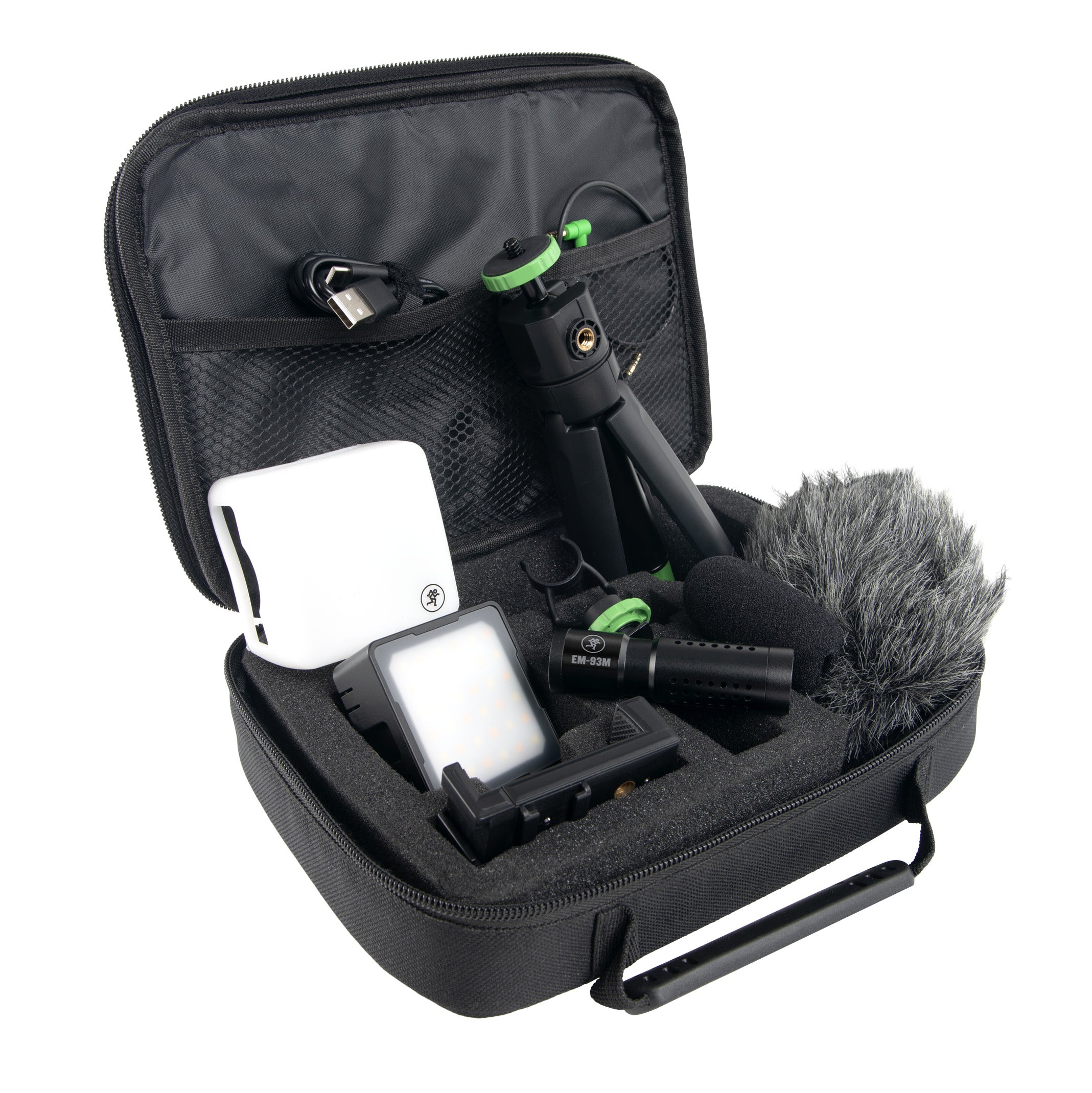 MACKIE EM-93MK - COMPLETE MOBILE VLOGGER KIT FOR SMARTPHONES AND DSLRS EM-93MK