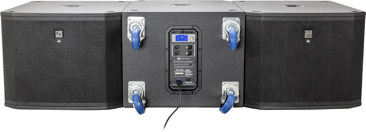 ELECTRO-VOICE ETX15SP - 1800 W Class-D power amplifier with integrated FIR-Drive DSP 134 dB peak SPL