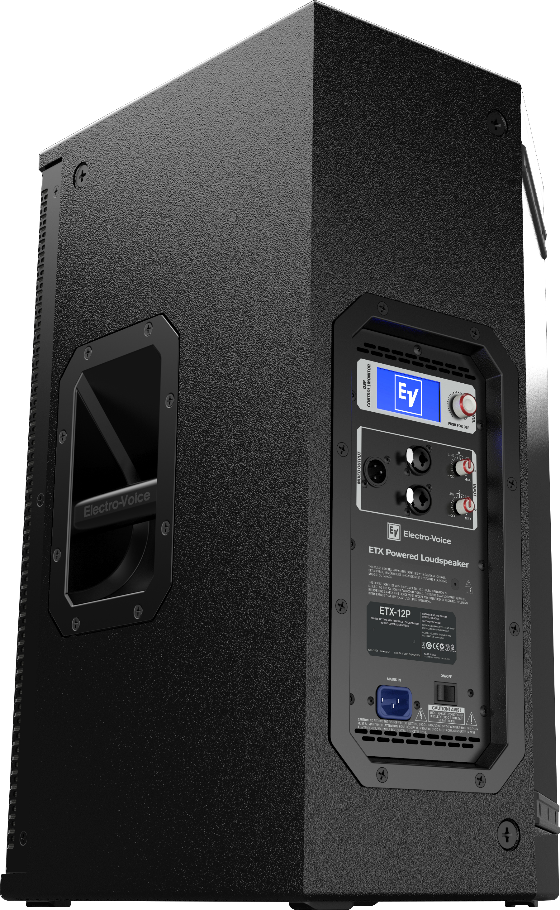 ELECTRO-VOICE ETX12P - 12'' Powered 2000 W with integrated FIR-Drive DSP 135 dB peak SPL