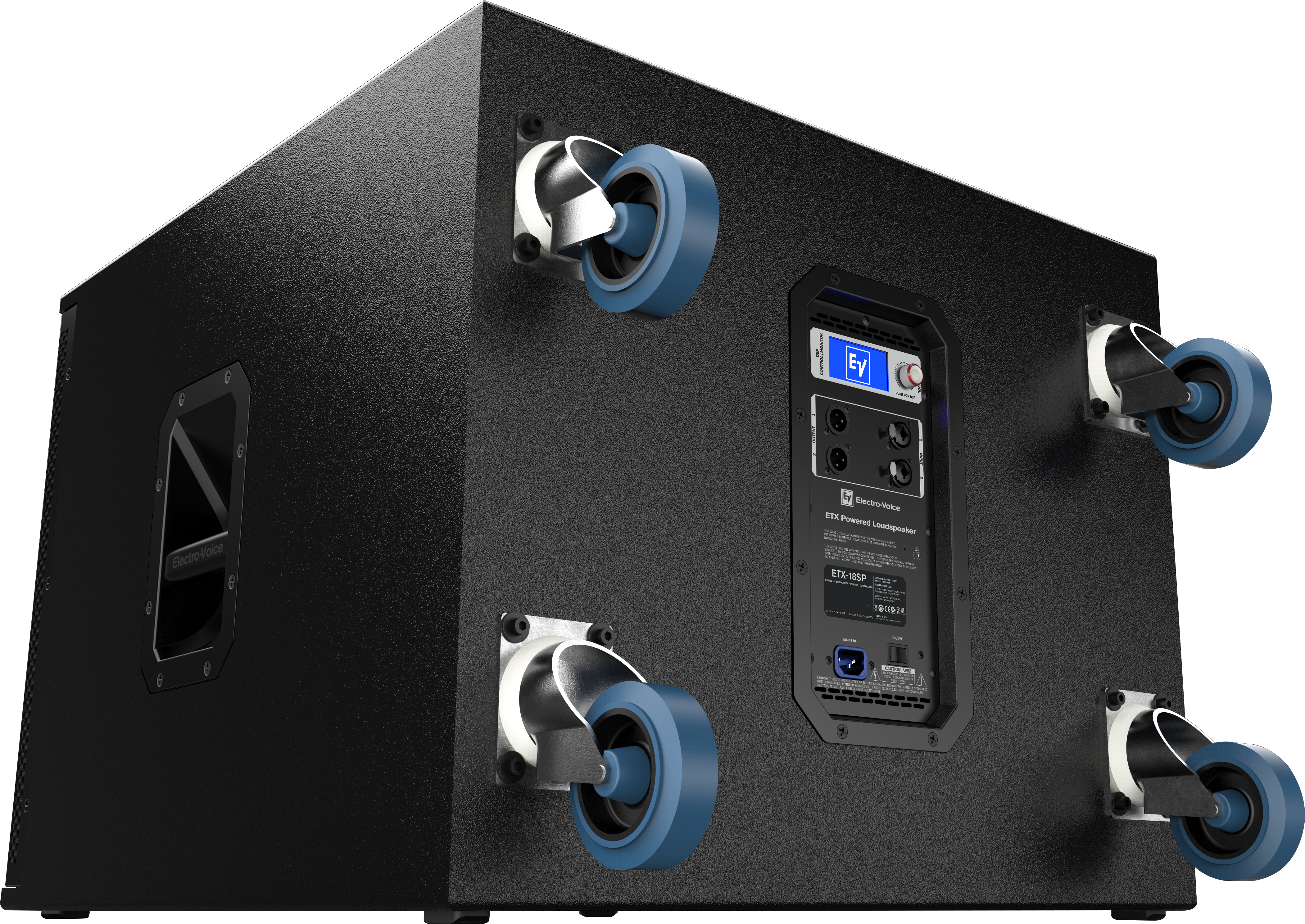 ELECTRO-VOICE ETX18SP - 1800 W Class-D power amplifier with integrated FIR-Drive DSP 135 dB peak SPL