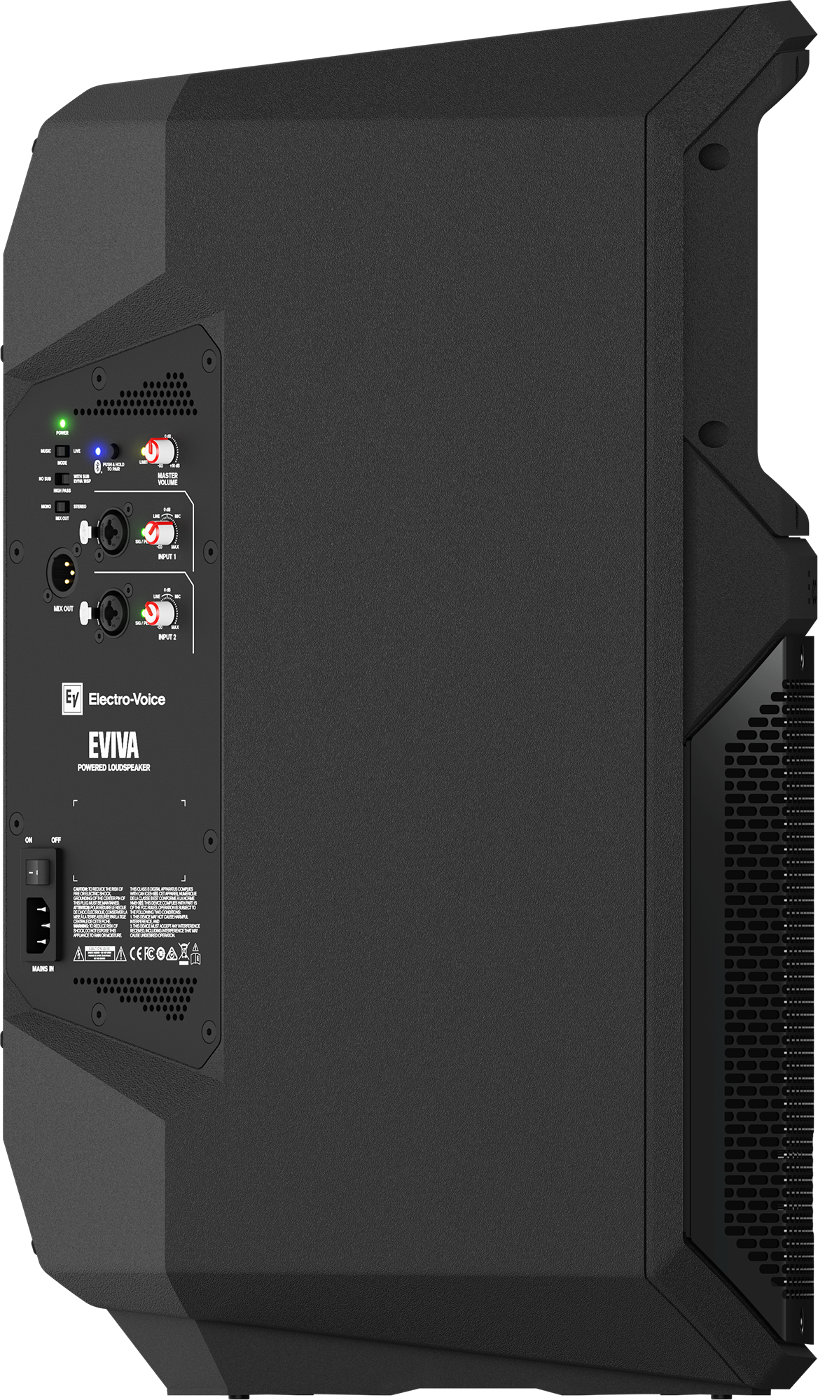 ELECTRO-VOICE EVIVA 12P - 12'' Portable Powered Loudspeaker