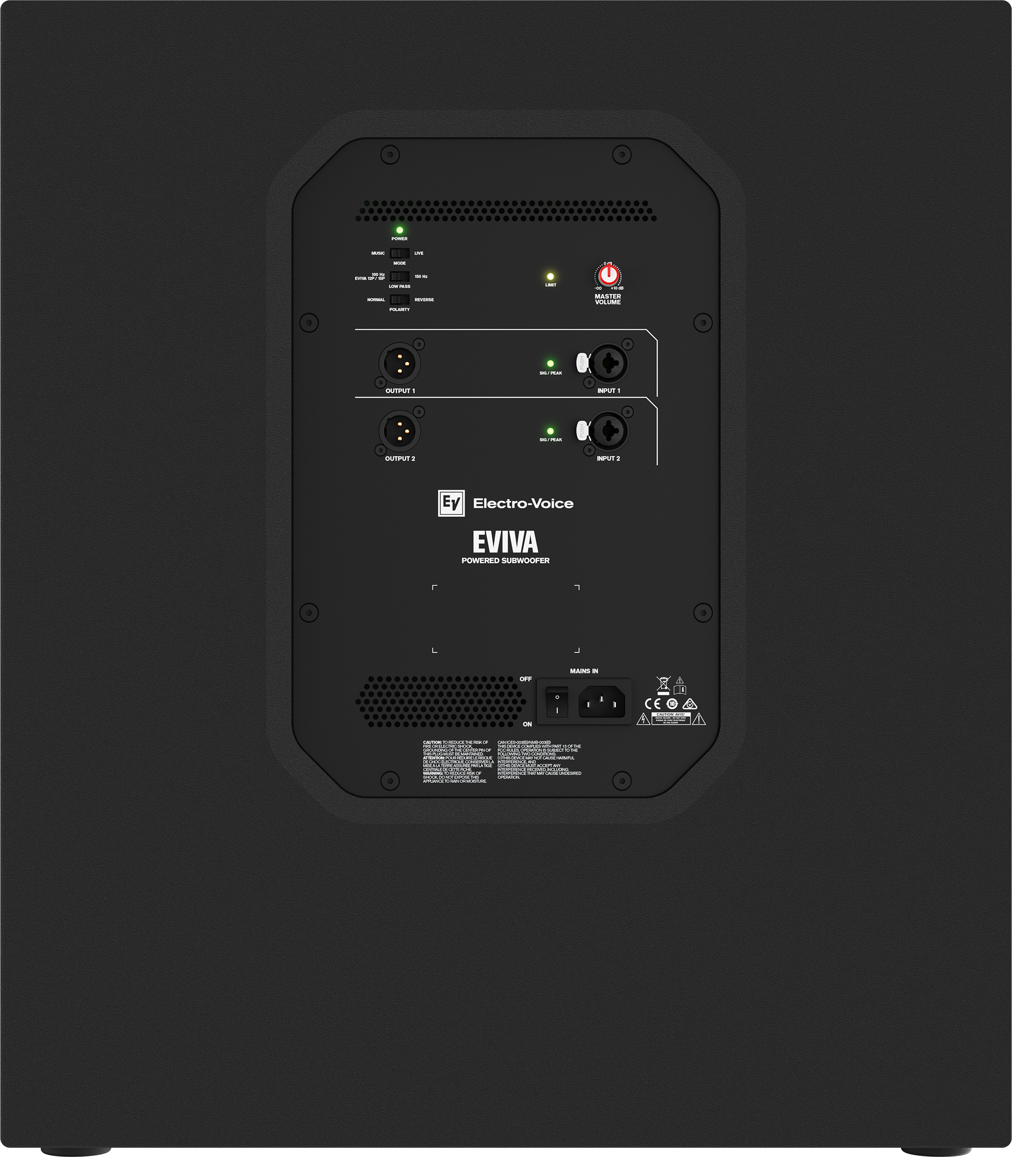 ELECTRO-VOICE EVIVA 18SP - Portable Powered Subwoofer