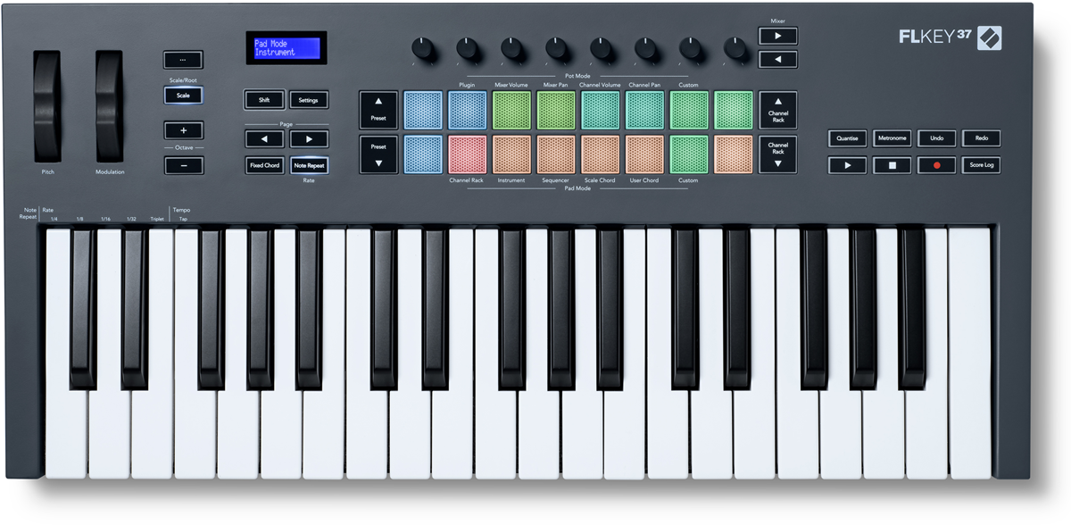 NOVATION FLKEY 37 - MIDI keyboard for making music in FL Studio