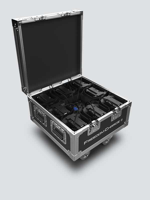 CHAUVET FREEDOM-CHARGE8 Road case with charger - Freedom Charge 8 ROADCASE