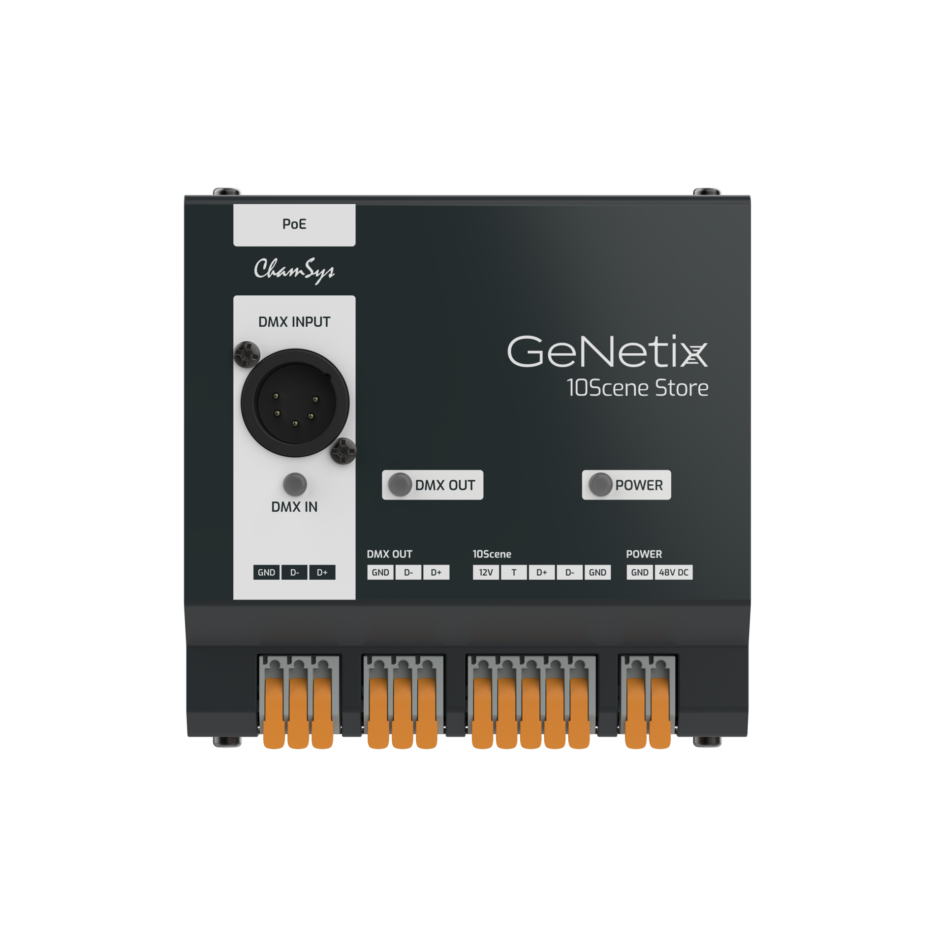 Chamsys  GeNetix 10Scene Store -single universe wall or DIN Rail mounted standalone playback device