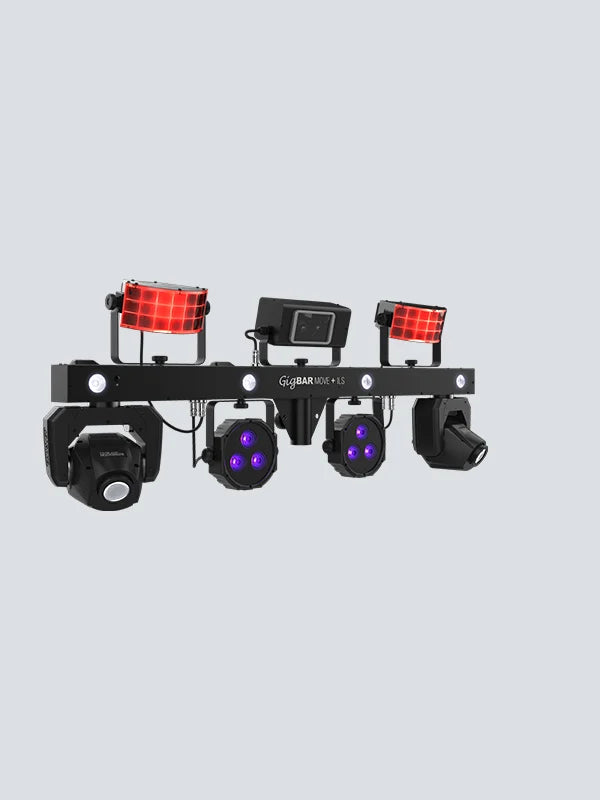 CHAUVET GIGBAR-MOVE-PLUS-ILS 5-in-1 LED FX with moving head - Chauvet DJ GIGBAR MOVE PLUS ILS 5-in-1 LED Lighting System w/2 Moving Heads