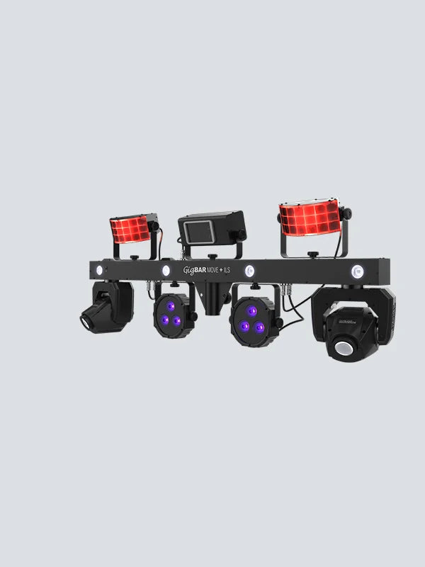 CHAUVET GIGBAR-MOVE-PLUS-ILS 5-in-1 LED FX with moving head - Chauvet DJ GIGBAR MOVE PLUS ILS 5-in-1 LED Lighting System w/2 Moving Heads