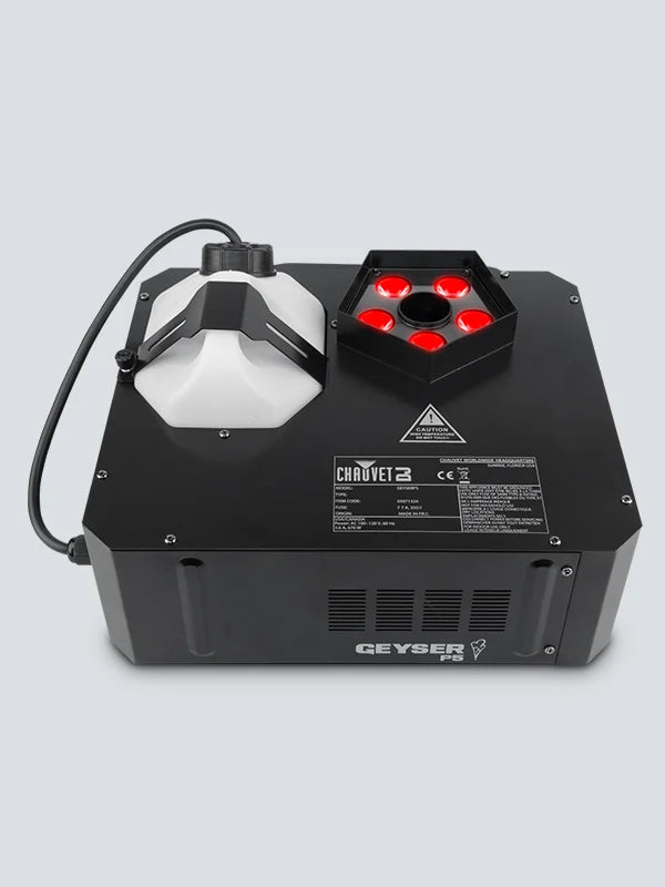 CHAUVET GEYSER-P5 Smoke Effect - Chauvet DJ GEYSER P5 RGBAUV LED Pyrotechnic-Like Effect Fog Machine