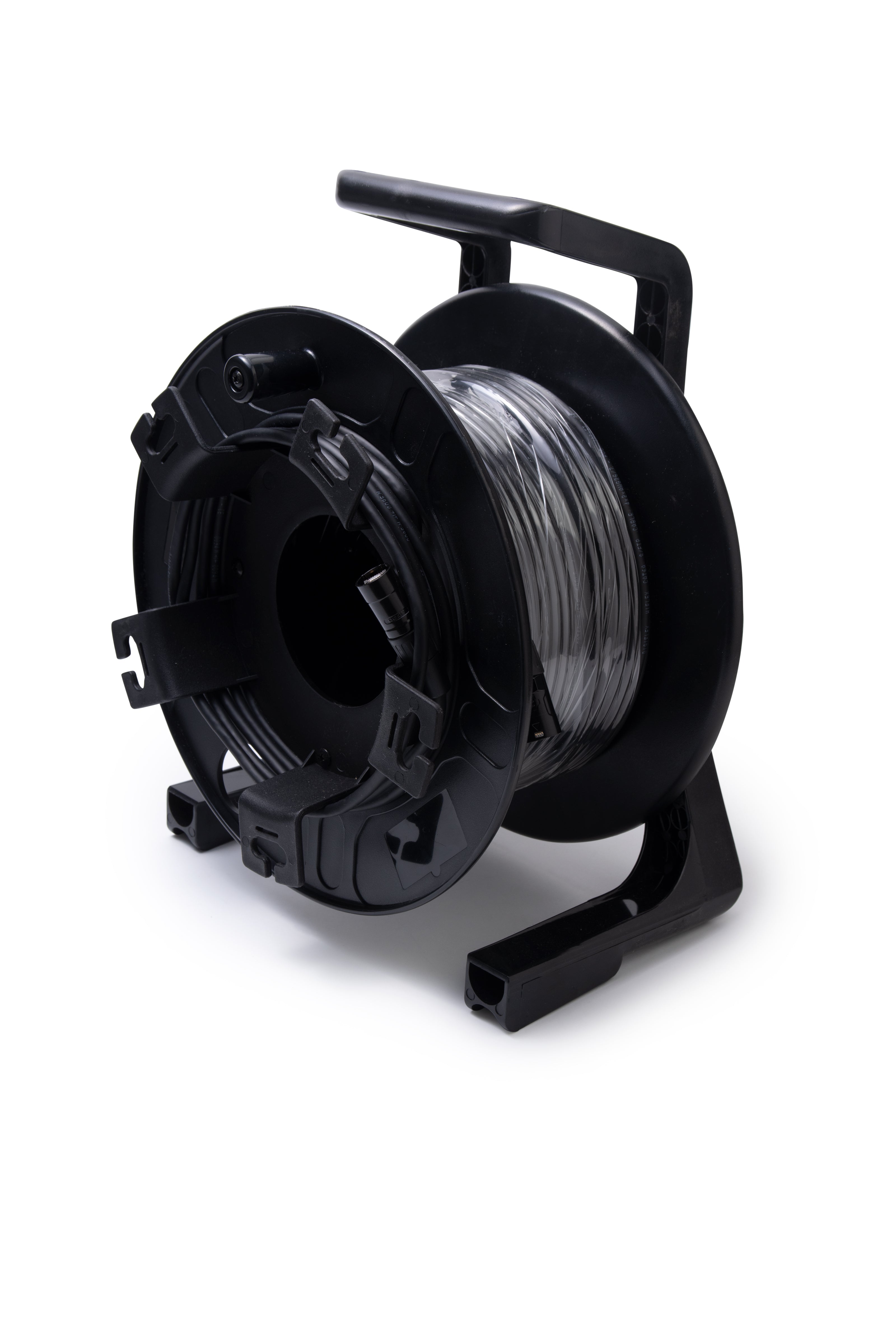 DIGIFLEX HNC-C6A-S-150-REEL - 150 Foot Cat6A S/FTP Cable drum w. REAN locking ethernet